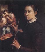 Sofonisba Anguissola Self-Portrait at the Easel oil